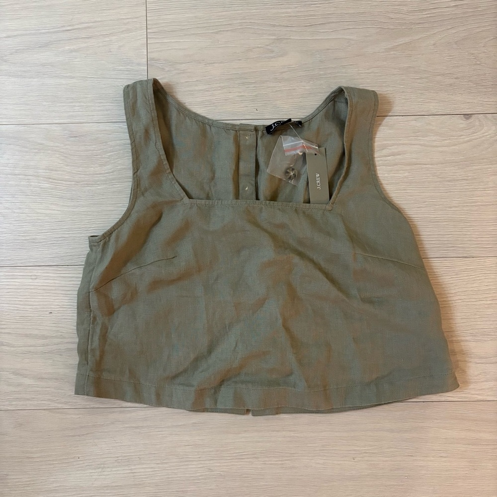 J. Crew linen top